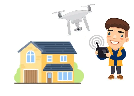 Tiltop roofers drone inspection
